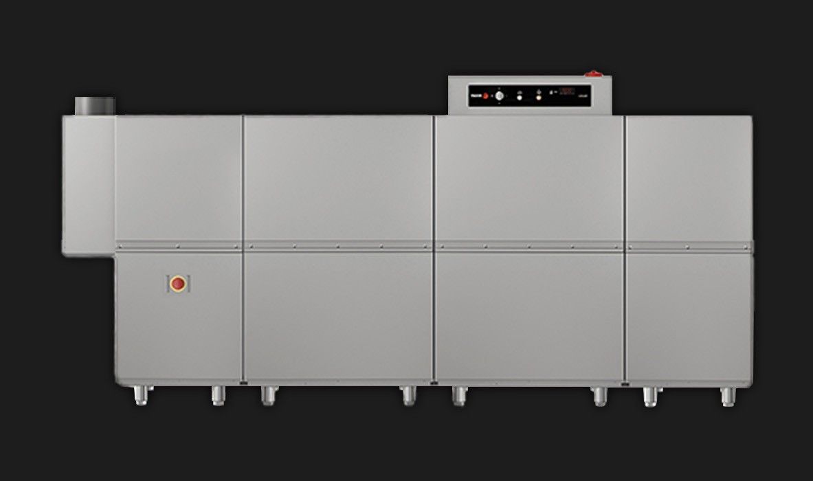 Strojevi za pranje suđa sa tračnim prijenosom košara