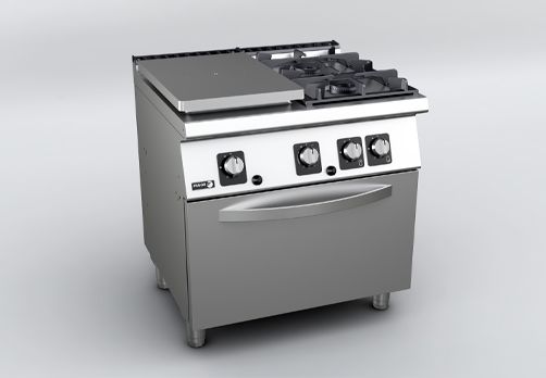 Plinski štednjaci sa čvrstom pločom i otvorenim plamenicima